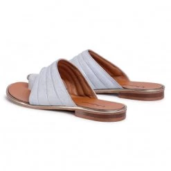 R.Polański Mules Et Sandales Tongs R.POLAŃSKI - 1144 Niebieski Przecierany Bleu -R.Polański Soldes Magasin 0000207529144 3