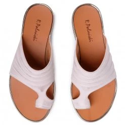 R.Polański Mules Et Sandales Tongs R.POLAŃSKI - 1144 Różowy Przecierany Rose -R.Polański Soldes Magasin 0000207529304 4