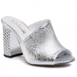 R.Polański Mules Et Sandales Mules / Sandales De Bain R.POLAŃSKI - 0936 Srebrny Kryształ Argent