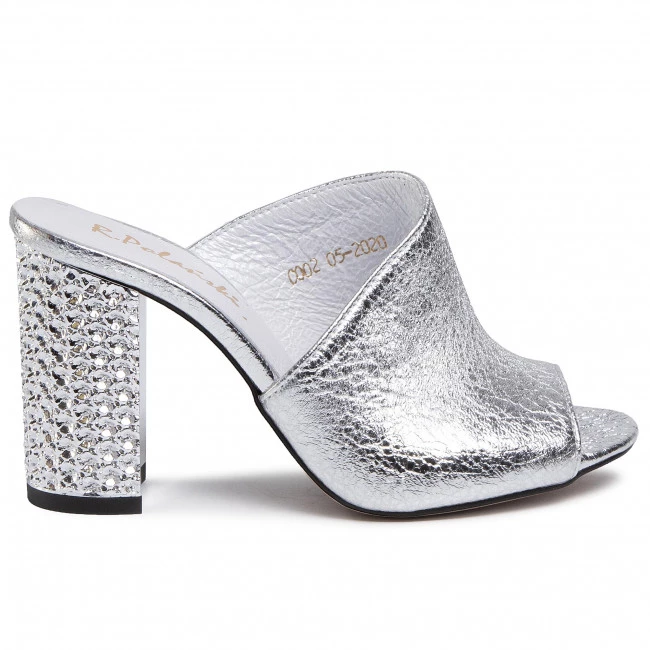 R.Polański Mules Et Sandales Mules / Sandales De Bain R.POLAŃSKI - 0936 Srebrny Kryształ Argent 2 R.Polański Mules Et Sandales Mules / Sandales De Bain R.POLAŃSKI - 0936 Srebrny Kryształ Argent – Image 2