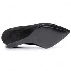 R.Polański Chaussures Basses R.POLAŃSKI - 1151 Czarny Zamsz/Czarny Lakier Noir -R.Polański Soldes Magasin 0000207552500 05 sw