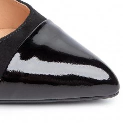 R.Polański Chaussures Basses R.POLAŃSKI - 1151 Czarny Zamsz/Czarny Lakier Noir -R.Polański Soldes Magasin 0000207552500 06 sw