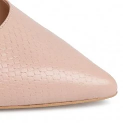 R.Polański Chaussures Basses Talons Aiguilles R.POLAŃSKI - 1042 Beżowa Plecionka Beige -R.Polański Soldes Magasin 0000207578876 05 mg