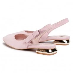 R.Polański Mules Et Sandales Sandales R.POLAŃSKI - 1017 Różowy Zamsz Rose -R.Polański Soldes Magasin 0000207594760 03 rz