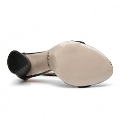 R.Polański Mules Et Sandales Sandales R.POLAŃSKI - 0876 Czarna Plecionka Noir -R.Polański Soldes Magasin 0000207598997 06 rz