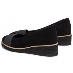 R.Polański Chaussures Basses R.POLAŃSKI - 1161 Czarny Zamsz Noir -R.Polański Soldes Magasin 0000207614215 02 pl