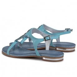 R.Polański Mules Et Sandales Sandales R.POLAŃSKI - 0826 Błękit Lico Bleu -R.Polański Soldes Magasin 0000207642713 02 pl