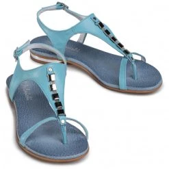 R.Polański Mules Et Sandales Sandales R.POLAŃSKI - 0826 Błękit Lico Bleu -R.Polański Soldes Magasin 0000207642713 05 pl