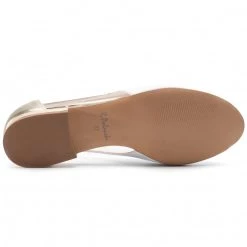 R.Polański Chaussures Basses R.POLAŃSKI - 1098 Biało Złoty Blanc -R.Polański Soldes Magasin 0000207693418 05 pa