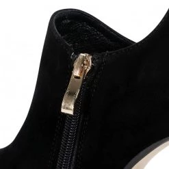 R.Polański Chaussures Basses R.POLAŃSKI - 1059 Czarny Zamsz Noir -R.Polański Soldes Magasin 0000207708273 05 rz