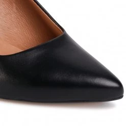 R.Polański Chaussures Basses Talons Aiguilles R.POLAŃSKI - 0982 Czarny Lico 1 Noir -R.Polański Soldes Magasin 0000207708587 03 rz