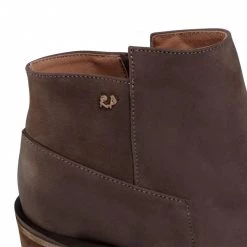 R.Polański Bottes Et Autres Bottines R.POLAŃSKI - 1153 Taupe Nubuk Marron -R.Polański Soldes Magasin 0000207730014 04 ppi