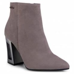 R.Polański Bottes Et Autres Bottines R.POLAŃSKI - 0895 Szary Nubuk Gris