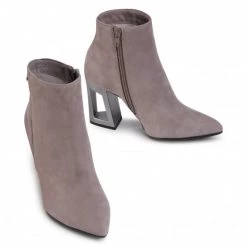 R.Polański Bottes Et Autres Bottines R.POLAŃSKI - 0895 Szary Nubuk Gris -R.Polański Soldes Magasin 0000207742284 06 rz 1