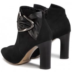 R.Polański Bottes Et Autres Bottines R.POLAŃSKI - 1169 Czarny Zamsz Noir -R.Polański Soldes Magasin 0000207768482 02 ksz