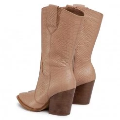 R.Polański Bottes Et Autres Bottes R.POLAŃSKI - 0994 Camel Lico Crocco Beige -R.Polański Soldes Magasin 0000207768727 02 rz