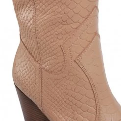 R.Polański Bottes Et Autres Bottes R.POLAŃSKI - 0994 Camel Lico Crocco Beige -R.Polański Soldes Magasin 0000207768727 04 rz