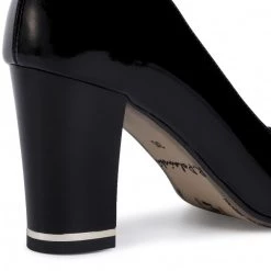 R.Polański Chaussures Basses R.POLAŃSKI - 1111 Czarny Lakier Noir -R.Polański Soldes Magasin 0000207778023 03 rz