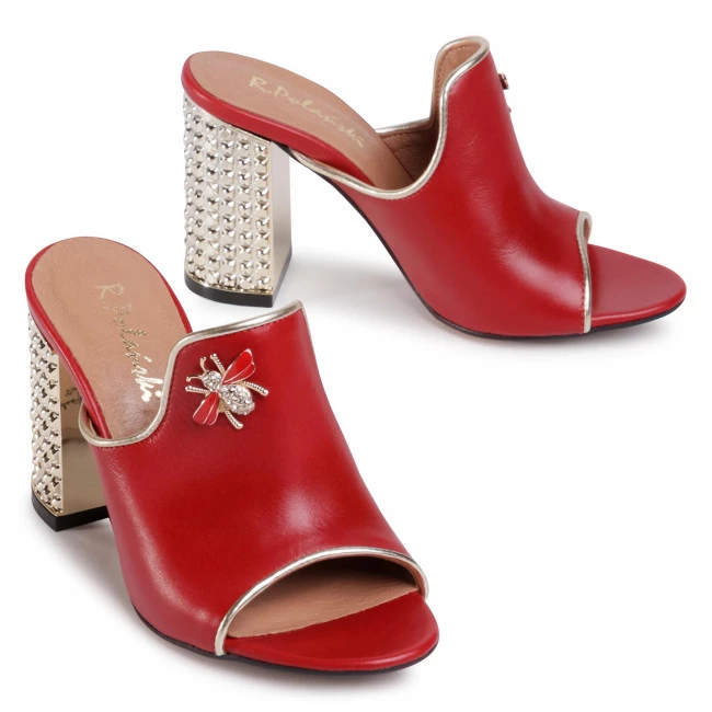 R.Polański Mules Et Sandales Mules / Sandales De Bain R.POLAŃSKI - 1007 Czerwony Lico Rouge 5 R.Polański Mules Et Sandales Mules / Sandales De Bain R.POLAŃSKI - 1007 Czerwony Lico Rouge – Image 5
