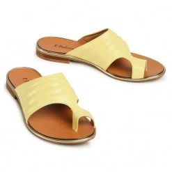 R.Polański Mules Et Sandales Tongs R.POLAŃSKI - 1144 Żółty Lico Jaune -R.Polański Soldes Magasin 0000207780507 05 rz