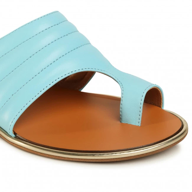 R.Polański Mules Et Sandales Tongs R.POLAŃSKI - 1144 Błekit Lico Bleu 6 R.Polański Mules Et Sandales Tongs R.POLAŃSKI - 1144 Błekit Lico Bleu – Image 6