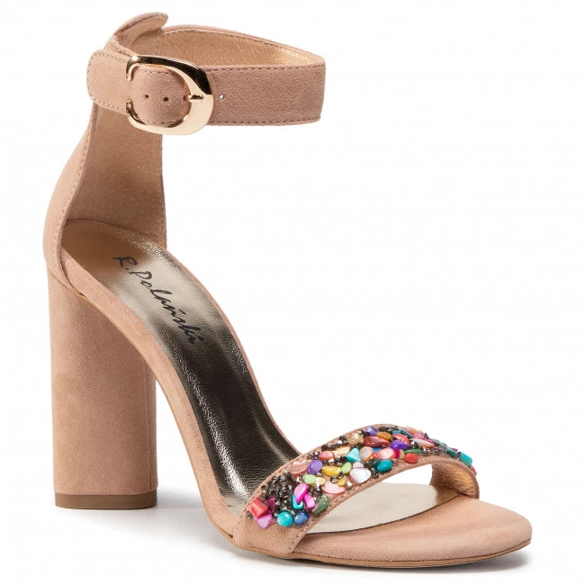 R.Polański Mules Et Sandales Sandales R.POLAŃSKI - 1155 Beż Zamsz Beige 1 R.Polański Mules Et Sandales Sandales R.POLAŃSKI - 1155 Beż Zamsz Beige