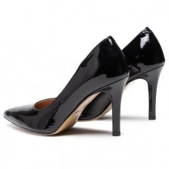 R.Polański Chaussures Basses Talons Aiguilles R.POLAŃSKI - 1042 Czarny Lakier Noir -R.Polański Soldes Magasin 0000207791657 02 mk