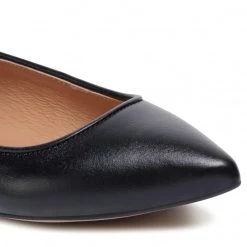 R.Polański Chaussures Basses Ballerines R.POLAŃSKI - 0727 Czarny Lico Noir -R.Polański Soldes Magasin 0000207798069 04 rz