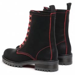 R.Polański Bottes Et Autres Bottes De Randonnée R.POLAŃSKI - 1170 Tajfun/Czerwony Noir -R.Polański Soldes Magasin 0000207798229 02 rz