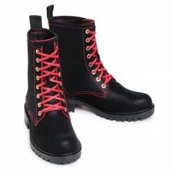 R.Polański Bottes Et Autres Bottes De Randonnée R.POLAŃSKI - 1170 Tajfun/Czerwony Noir -R.Polański Soldes Magasin 0000207798229 03 rz