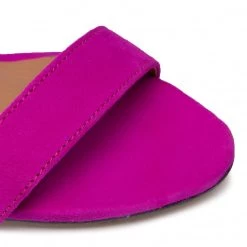 R.Polański Mules Et Sandales Sandales R.POLAŃSKI - 0876 Fuksja Zamsz Rose -R.Polański Soldes Magasin 0000207799349 03 mg