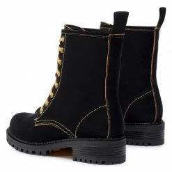 R.Polański Bottes Et Autres Bottes De Randonnée R.POLAŃSKI - 1170 Tajfun/Żółty Noir -R.Polański Soldes Magasin 0000207803190 03 rz