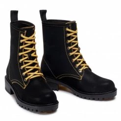 R.Polański Bottes Et Autres Bottes De Randonnée R.POLAŃSKI - 1170 Tajfun/Żółty Noir -R.Polański Soldes Magasin 0000207803190 06 rz