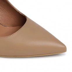 R.Polański Chaussures Basses Talons Aiguilles R.POLAŃSKI - 1042 Camel Lico Beige -R.Polański Soldes Magasin 0000207812178 04 rz