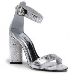 R.Polański Mules Et Sandales Sandales R.POLAŃSKI - 0876 Srebrny Snake Argent