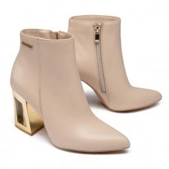 R.Polański Bottes Et Autres Bottines R.POLAŃSKI - 0895 Bez Lico Beige -R.Polański Soldes Magasin 0000207812963 05 ts