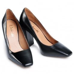 R.Polański Chaussures Basses R.POLAŃSKI - 1186 Czarny Lico Noir -R.Polański Soldes Magasin 0000207814790 03 rz