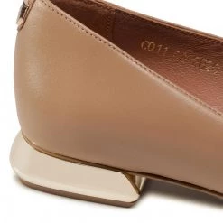 R.Polański Chaussures Basses R.POLAŃSKI - 0989 Camel Lico Marron -R.Polański Soldes Magasin 0000207815117 06 rz