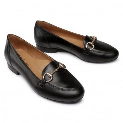 R.Polański Chaussures Basses Loafers R.POLAŃSKI - 1138 Czarny Lico Comfort Noir -R.Polański Soldes Magasin 0000207817296 05 rz