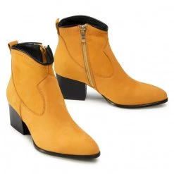 R.Polański Bottes Et Autres Bottines R.POLAŃSKI - 1147 Żółty Nubuk Jaune 10 R.Polański Bottes Et Autres Bottines R.POLAŃSKI - 1147 Żółty Nubuk Jaune -R.Polański Soldes Magasin 0000207825277 05 rz