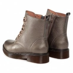 R.Polański Bottes Et Autres Bottines R.POLAŃSKI - 1164 Dolar Szary Or -R.Polański Soldes Magasin 0000207855045 02 rz