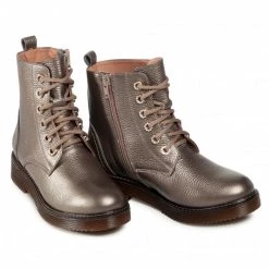 R.Polański Bottes Et Autres Bottines R.POLAŃSKI - 1164 Dolar Szary Or -R.Polański Soldes Magasin 0000207855045 06 rz