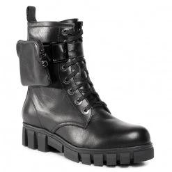 R.Polański Bottes Et Autres Bottines R.POLAŃSKI - 1191 Czarna Seta Noir