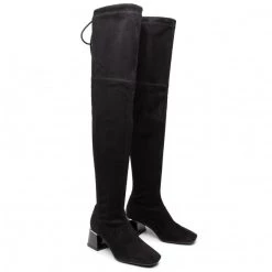 R.Polański Bottes Et Autres Cuissardes R.POLAŃSKI - 1185 Czarny Zamsz Noir -R.Polański Soldes Magasin 0000207860018 04 ki