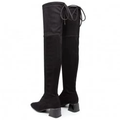 R.Polański Bottes Et Autres Cuissardes R.POLAŃSKI - 1185 Czarny Zamsz Noir -R.Polański Soldes Magasin 0000207860018 05 ki