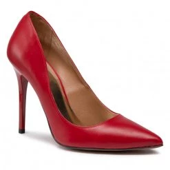 R.Polański Chaussures Basses Talons Aiguilles R.POLAŃSKI - A-001 Czerwony Lico Rouge