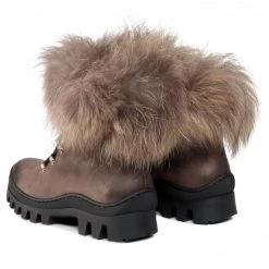 R.Polański Bottes Et Autres Bottes De Randonnée R.POLAŃSKI - 1189 Taupe Nubuk Marron -R.Polański Soldes Magasin 0000207861725 02 rz