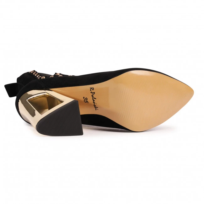 R.Polański Bottes Et Autres Bottines R.POLAŃSKI - 1190 Czarny Zamsz Noir 4 R.Polański Bottes Et Autres Bottines R.POLAŃSKI - 1190 Czarny Zamsz Noir – Image 4