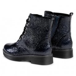 R.Polański Bottes Et Autres Bottines R.POLAŃSKI - 1164 Granatowy Naplak Bleu Marine -R.Polański Soldes Magasin 0000207886445 02 rz