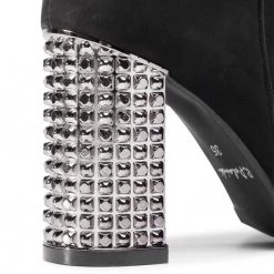 R.Polański Bottes Et Autres Bottines R.POLAŃSKI - 1039 Czarny Nubuk Noir -R.Polański Soldes Magasin 0000207909168 05 rz